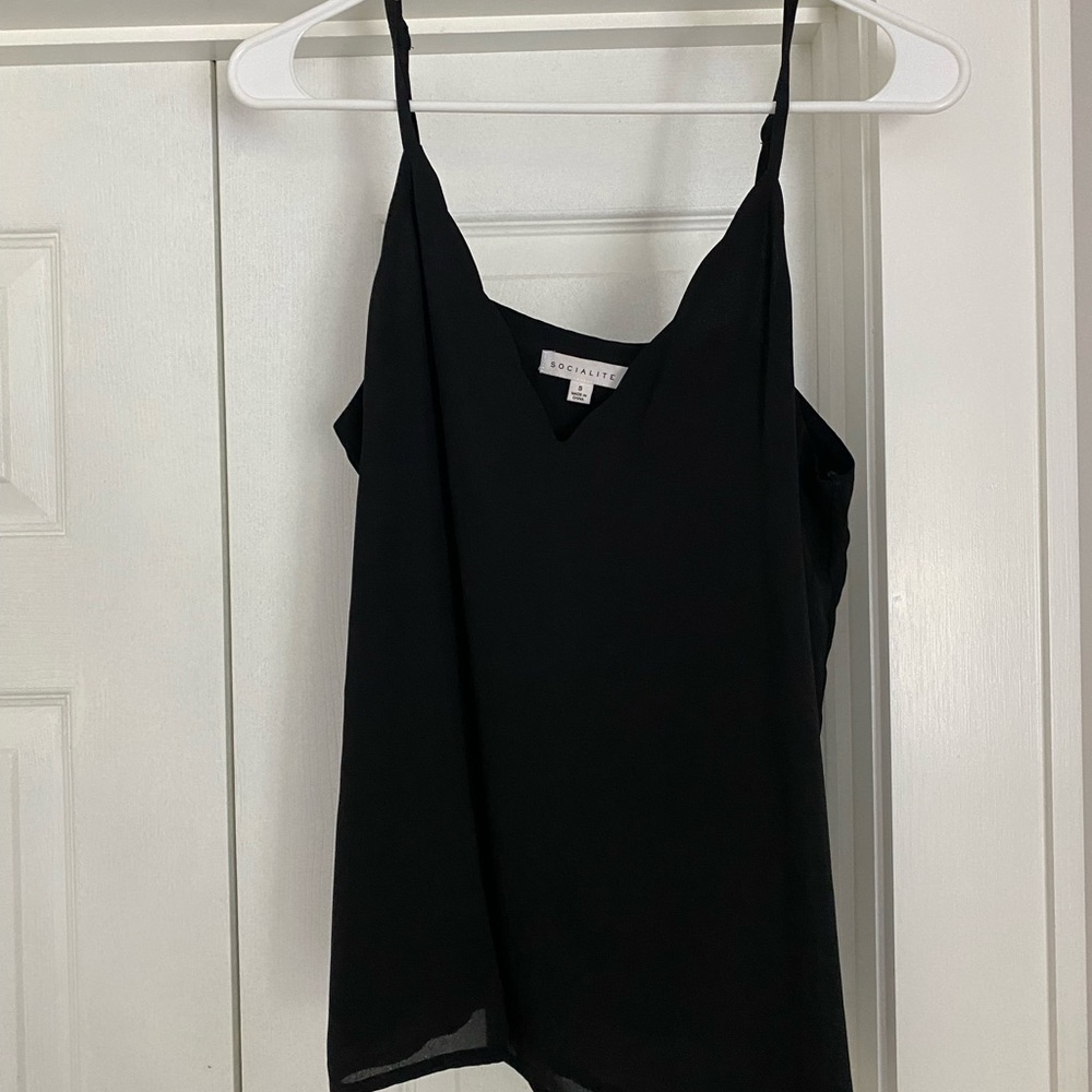Socialite black tank